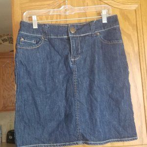 NEW YORK & COMPANY  SKIRT WOMENS DENIM SIZE 6